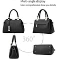 thumbnail image 5 of Bolsos de mujer, bolsos de moda para damas, bolsos de hombro con asa superior, piel sintética., 5 of 5