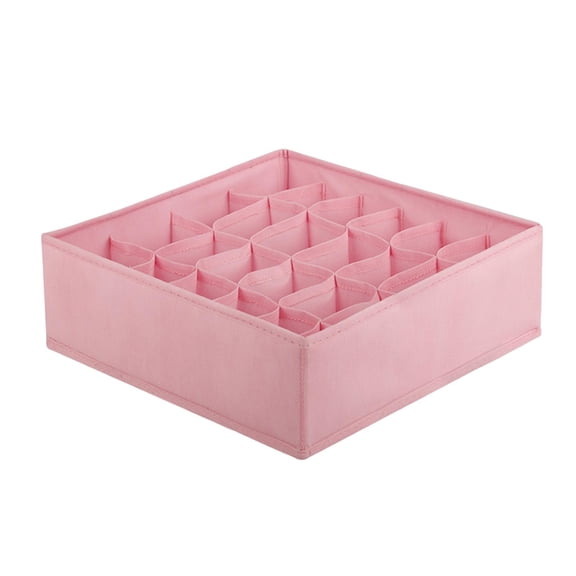 Ruanlalo Underwear Drawer Organizer 6/7/8/24 Cell Closet Organizer Sock Storage Box Drawer Divider Organizer for Storing Ties Belts Handkerchiefs