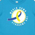 thumbnail image 4 of Inktastic World Down Syndrome Day with Yellow and Blue Ribbon Boys or Girls Baby T-Shirt, 4 of 5