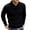 Black, variant on Vedolay Sweaters for Big Men 2023 Long Sleeve Loose Casual Knitwear Warm Tunic Tops Blue,M