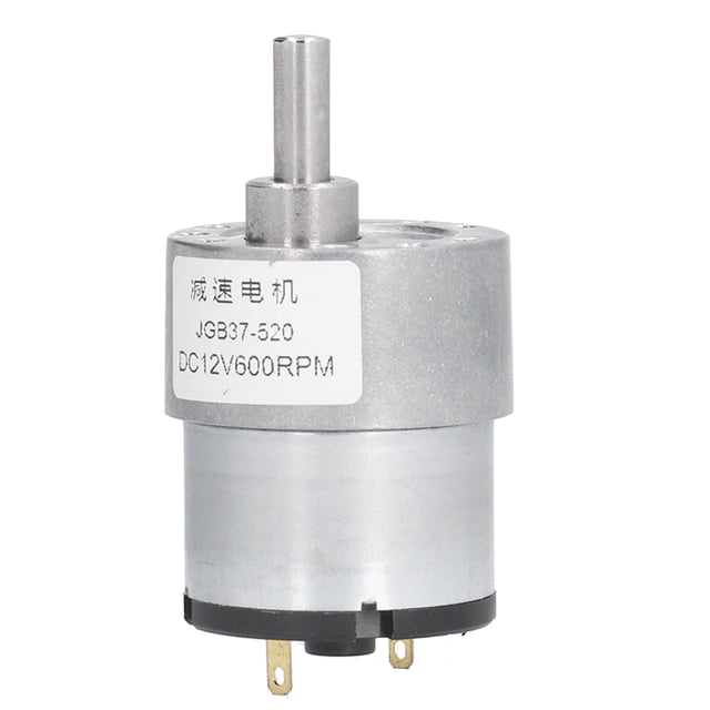 Eje reductor turbo de CC, JGB37‑520 Eje reductor turbo de CC de 12 V y 600 RPM Eje reductor turbo de respuesta rápida