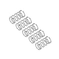 thumbnail image 1 of Unique Bargains Compression Spring, 5 Pack 304 Stainless Steel, 5mm OD, 0.6mm Wire, 10mm Length, 1 of 6