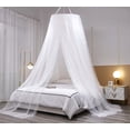 thumbnail image 2 of Cortina de Dosel para Cama VETHIN Cúpula Princesa Doble Capa - Blanco, 2 of 7