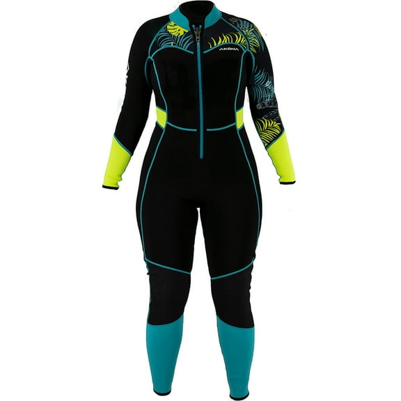 Akona Tropic 3/2mm Front Zip Scuba Diving Neoprene Wetsuit Women's