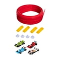 thumbnail image 2 of Pista de carreras flexible, portátil, enrollable con ventosas, pistas flexibles para autos, bricolaje Rojo, 2 of 9