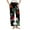 Black-C, variant on Festive Christmas Flannel Plaid Pajama Pants - Cozy Sleepwear Plus Size Lounge Pants Soft Brushed Fleece with Elastic Waist & Pocket Holiday Comfort Green