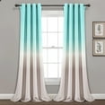 thumbnail image 3 of Lush Decor Umbre Fiesta Room Darkening Window Curtain Panels Set, 3 of 11