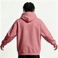 thumbnail image 7 of Mens Hooded Fashion Long Sleeve Hoodies Casual Drawstring with Pockets Pullover Sweatshirt for Men Pink L, 7 of 7