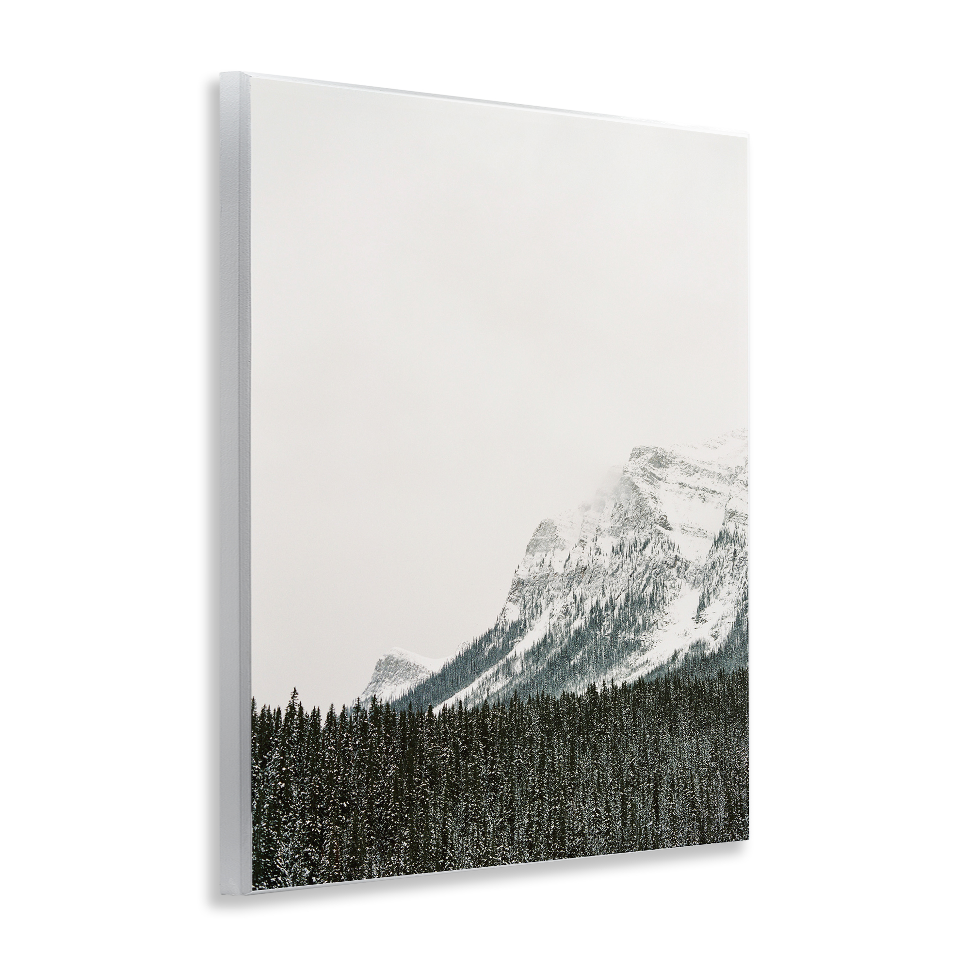 Stupell Industries Distant Snowy Peaks Landscape Photography Unframed Art Print Wall Art, 11 x 14