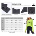 thumbnail image 6 of Long Sleeved Women Solid Athletic Crop Shirt Tee, 6 of 6