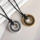 thumbnail image 3 of Collar de runa vikinga Noruega Vintage con cadena de cuerda de cuero trenzado ajustable para hombres y mujeres, joyería vikinga nórdica, regalos, 3 of 4