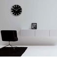 thumbnail image 2 of Westclox 12" Round 3D Analog Wall Clock - Metallic Silver - Modern Style — Residential Use, Standard Application, 2 of 3