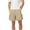 Khaki, variant on cfhntfmh Mens Hiking Cargo Shorts with Pockets Elastic Waisted Quick-Dry Lightweight Wide Leg Shorts for Outdoor Golf Casual