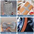 thumbnail image 3 of LOVEVER Rhinestone Ribbon  Self Adhesive Rhinestone Strips  3 Yards Glitter Rhinestone Tape Bling  Crystal Roll Silver Rhinestone Ribbon Stickers Rhinestones Trim for Crafting Clothes Car, 3 of 5