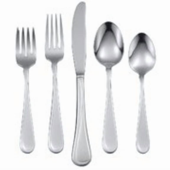 oneida flight 45-piece stainless-steel flatware set, service for 8 (2865045a)