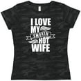 thumbnail image 3 of Inktastic I love my smokin hot wife Women's T-Shirt, 3 of 5