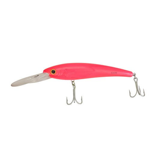 Bomber Certified Depth Fishing Lure Saltwater Min w Hot Pink 8 in 4 oz