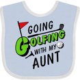 thumbnail image 3 of Inktastic Going Golfing with My Aunt- Kids Golf Boys or Girls Baby Bib, 3 of 4