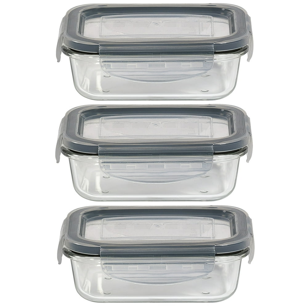 Mason Craft & More 6 Piece 24 ounce Food Storage Set with Lids
