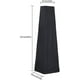 thumbnail image 4 of Fundas para calefactores de exterior - Funda Oxford 210D para calefactor de patio, impermeable | Protección exterior completa para calefacción, 4 of 5