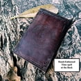 thumbnail image 4 of Doctor Strange Eye of Agamotto Embossed Handmade Stone Leather Journal Art Sketchbook Travel Diary with Vintage Lock Latch, 4 of 8