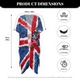 thumbnail image 6 of HELLHERO High Quality Fabrics Long Kimono Swimsuit Cover Up for Beach Casual Free Size Bathing Suit Cover Up Union Butterfly, 6 of 6