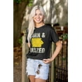 thumbnail image 3 of Iowa Born And Grazed IA Farmer Men's Graphic T Shirt Tees Brisco Brands S, 3 of 4