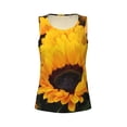 thumbnail image 4 of Haiem Flower Bush Sunflower Workout Tank Tops for Women, Athletic Sports Slim-Fit Tank Tops, Compression Sleeveless Dry Fit Shirts,Athletic Shirt-Small, 4 of 9