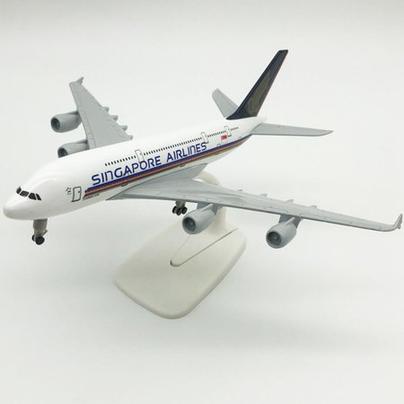 ?20CM Singapore airline aircraft A380 Airplane Model Aircraft With Wheels Landing Gears AGES 14+