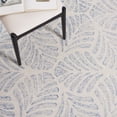 thumbnail image 6 of SAFAVIEH Jardin Cyan Leaves Area Rug, Ivory/Blue, 5' x 8', 6 of 8