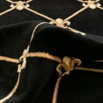 thumbnail image 6 of Well Woven Timeless Fleur De Lis Trellis Floral Border Black 2'3" x 7'3" Runner Area Rug, 6 of 8
