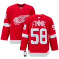 thumbnail image 3 of Emmitt Finnie Autographed Detroit Red Wings Fanatics Premium Jersey, 3 of 3