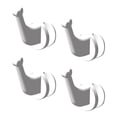 thumbnail image 5 of Baoblaze 4X Heated Towel Rack Heating Hook White Hook Hangers Removable Heating Bracket, 5 of 8
