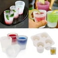 thumbnail image 4 of Ice tray (2-piece set), cup ice hockey maker with cover, suitable for whisky, cocktails and homemade, keep drinks cold. - white, 4 of 5