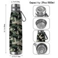thumbnail image 3 of 29oz Insulated Water Bottle with Tea Infuser, Stainless Steel Travel Mug, Camouflage Print, 3 of 6
