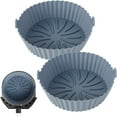 thumbnail image 1 of Pot en Silicone pour Friteuse à Air Chaud Réutilisable Coloré pour Four à Friteuse à Air et Micro-Ondes, 1 of 8