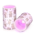 thumbnail image 2 of Gradient Xionf Pattern Flameless LED Candle Set with Remote, Battery Operated Color Changing Pillar Candles, Set of 2, 2 of 7