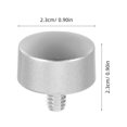 thumbnail image 2 of ETHZZLE 6Pcs Versatile Plated Silver Curtain Rod End Caps Decorative Finials for Home Office Window Rods, 2 of 7