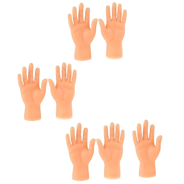 Jindong Finger Puppet Novelty Funny Mini Left Right Finger Hand for Game Party