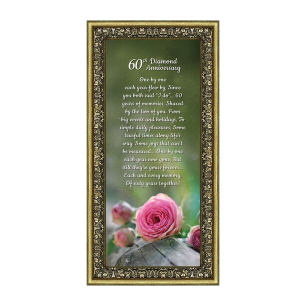 60th Anniversary Gifts Diamond 60th Wedding Anniversary Grandparents Gifts Anniversary Gifts For Grandparents 60th Anniversary Card For Parents Picture Frame For Couples 7305 Walmart Com Walmart Com