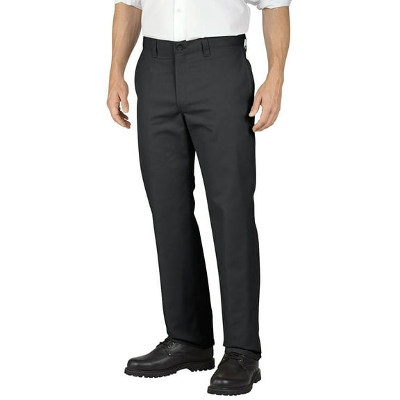 Dickies Men's Regular Fit Straight Leg Flat Front Pant