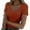 Watermelon Red, variant on Women V Neck Ribbed Fitted Tight Tshirt Short Sleeve Shirt Basic Knit Top