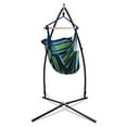 thumbnail image 3 of Hammaka  Summit Stand with Woven Fabric Chair Combo Blue, 3 of 5