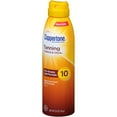 Coppertone Tanning Defend & Glow Sunscreen Spray SPF 10, 5.5 oz