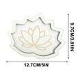 thumbnail image 2 of JGJJUGN Wooden Crystal Mini Tray Elegant Lotus Design Multi-Purpose Wooden Decoration for Jewelry, Keys, Drinks, and Organizing, 2 of 4