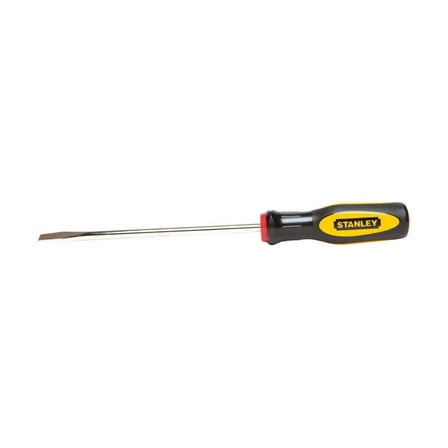 Stanley  1/4   x 6 in. L Slotted  Screwdriver  1 pc.