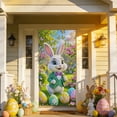 thumbnail image 1 of Yusimy Easter Door Curtain Door Cover Decorative Curtain Party Supplies for Room Garden Wall Decor Easter Holiday, 1 of 6