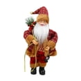 thumbnail image 1 of Figura de Papá Noel de 15,75 pulgadas, decoración navideña, centro de mesa, escritorio festivo Llevando una lámpara, 1 of 9