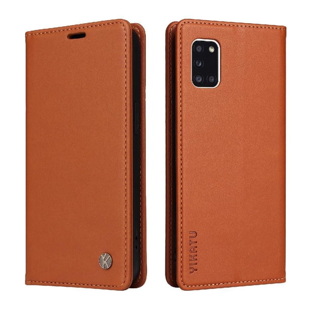 Funda para Samsung Galaxy A31 Estuche de Cuero PU Tipo Cartera con Ranuras para Tarjetas y Cierre Magnético