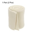 thumbnail image 3 of Uxcell 1 Pair Elastic Cuffs Ribbed Trims, 31.5" x 2.8" Cotton Knit Rib Stretch Cuff Sleeve for DIY Sewing, Apricot, 3 of 6